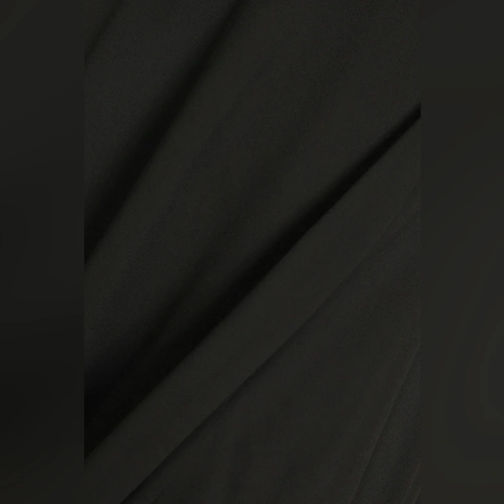 Lulus Romantically Speaking Black Cowl Lace-Up Maxi Dress - Picture 5 of 10